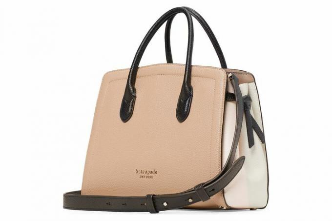 Кожена чанта Nordstrom Rack Kate Spade knott colorblock